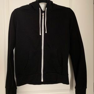 Black Zip up hoodie